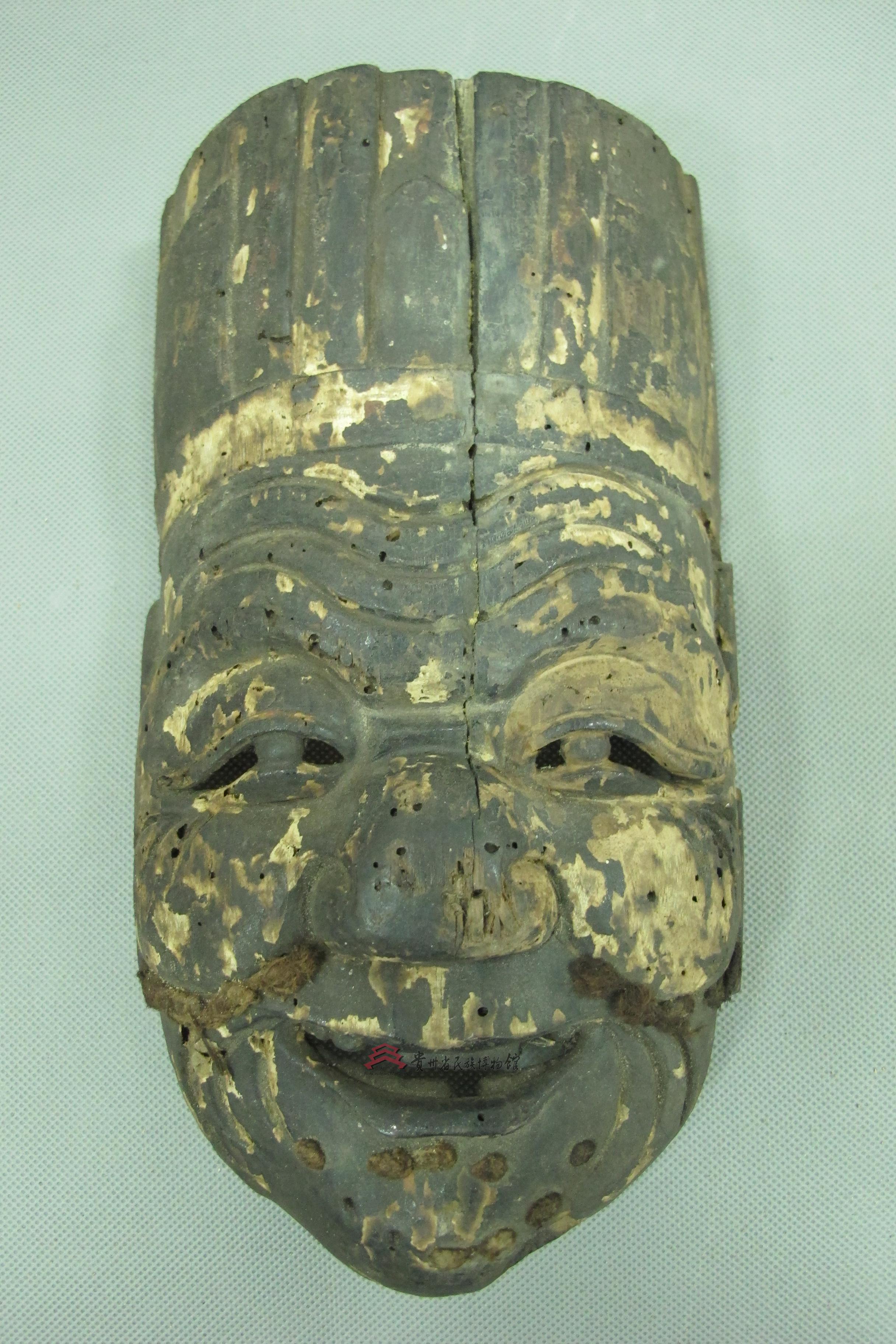 清代松桃傩面具开山土地