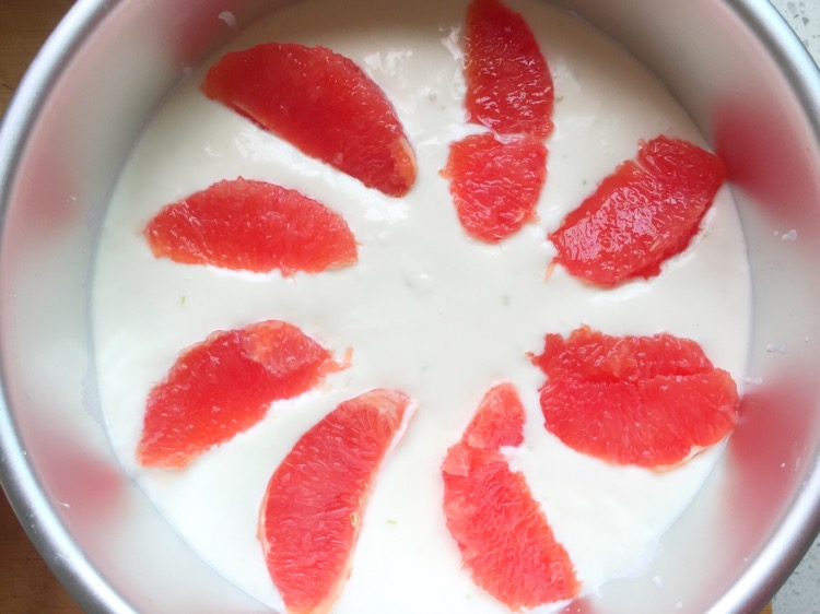 西柚冻芝士蛋糕