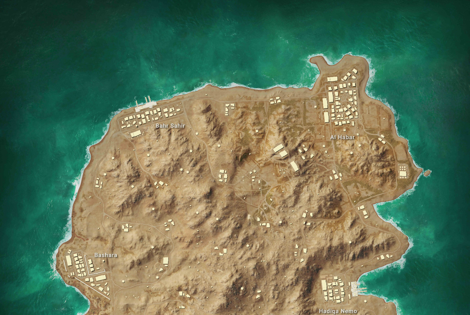 lemmaid="20321989">绝地求生》中的地图,于