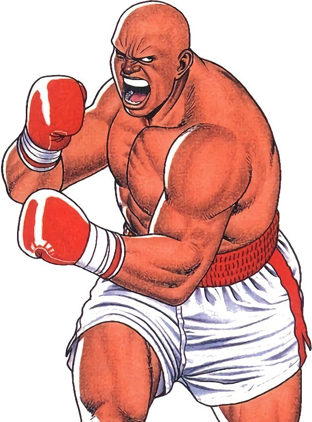 霍克,出自格斗游戏《饿狼传说》系列,身份为前重量级拳击冠军,退役