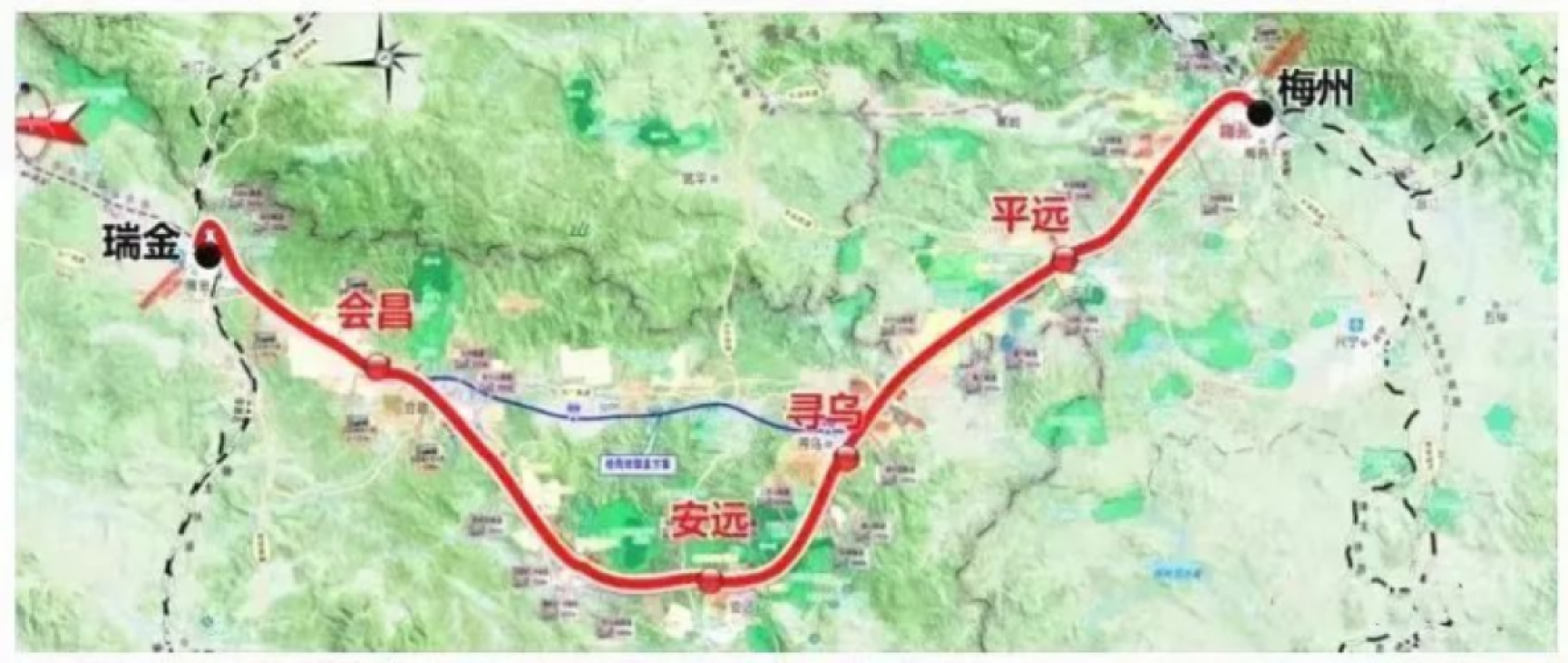 瑞金至梅州铁路