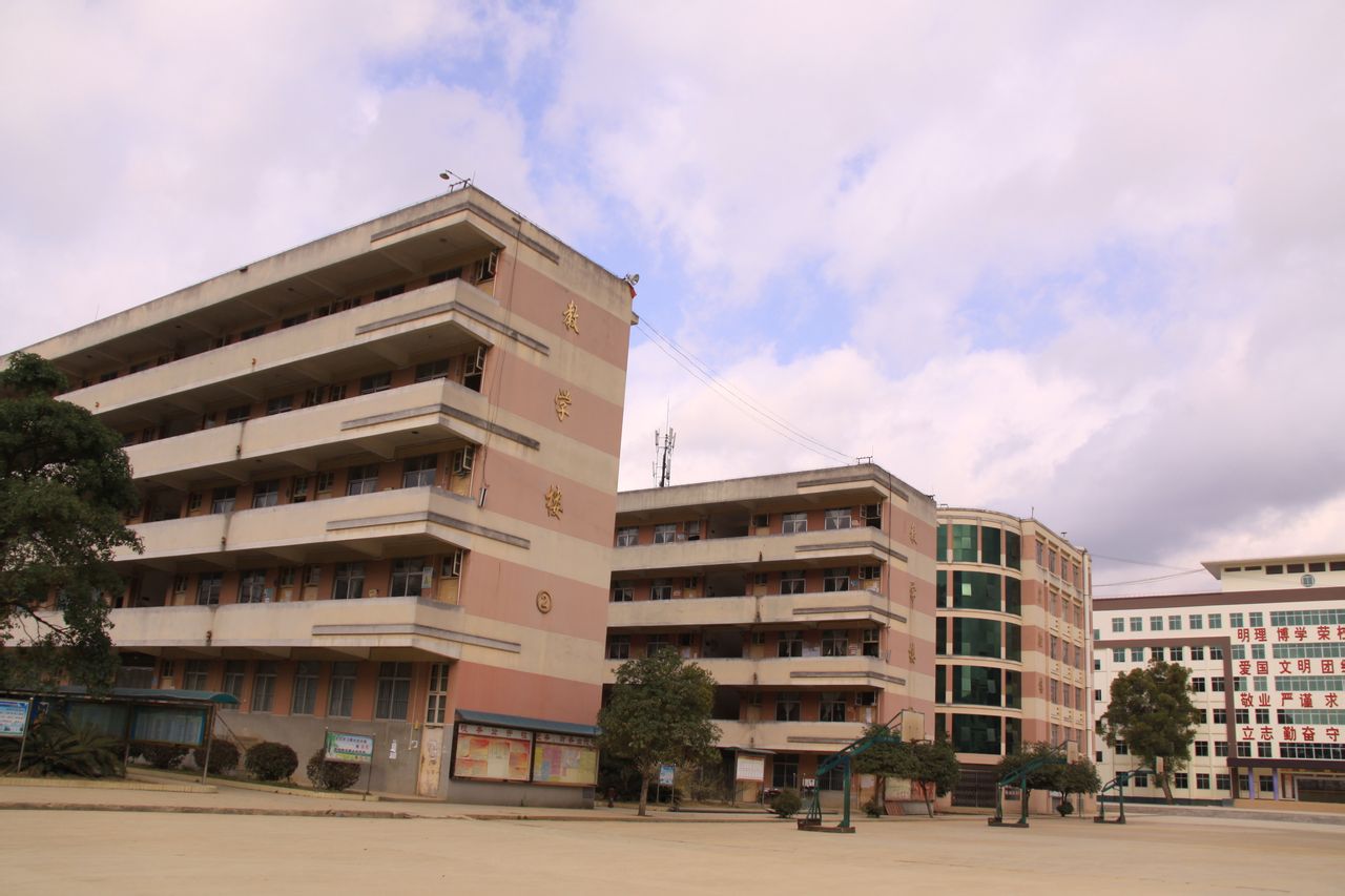 前身为广西省立联合中学,坐落于广西壮族自治区靖西县城,是一所靖西县