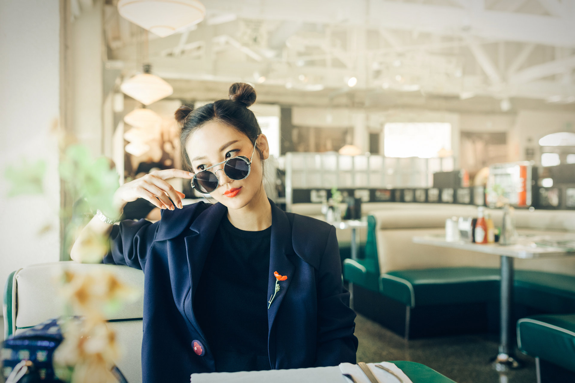  p>李晔,中国女主持人,模特.