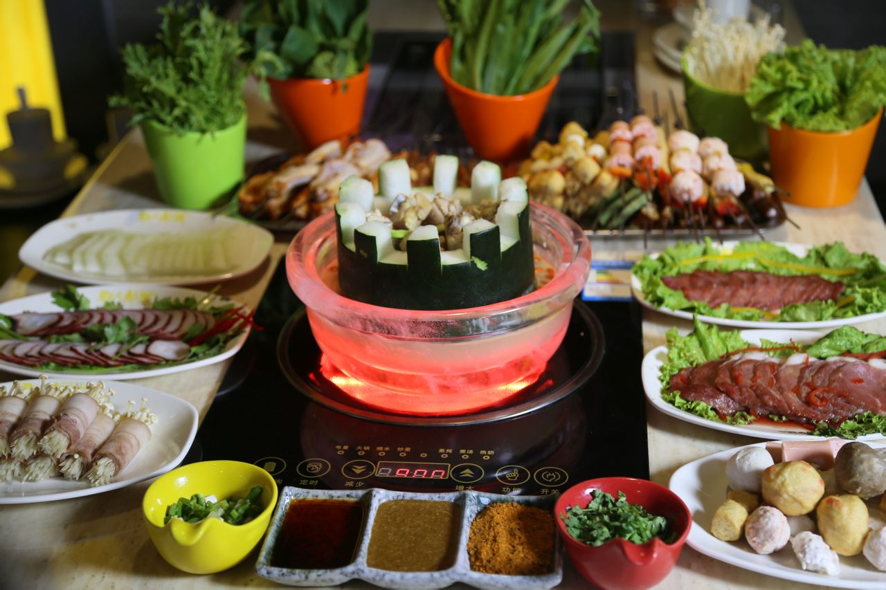 野人部落生态涮烤