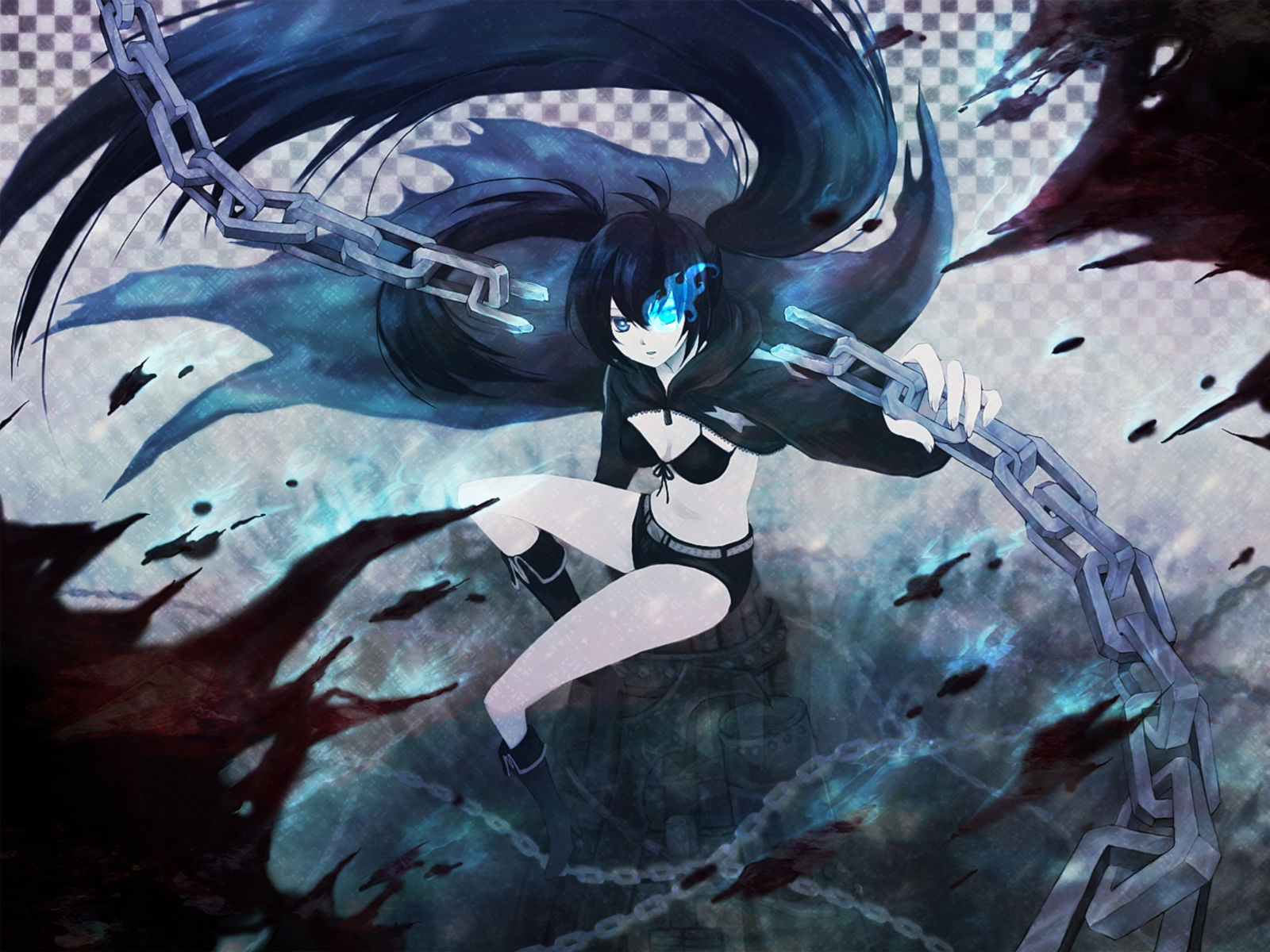  p>黑岩射手(black★rock shooter,ブラック★ロックシューター),简称