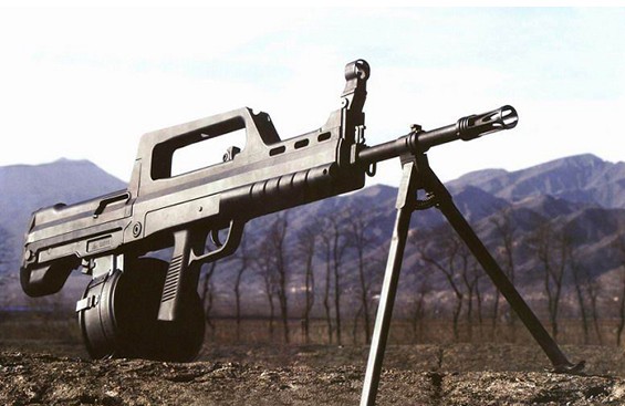 95千克;全枪长:840毫米;供弹具容量:75发. /p>