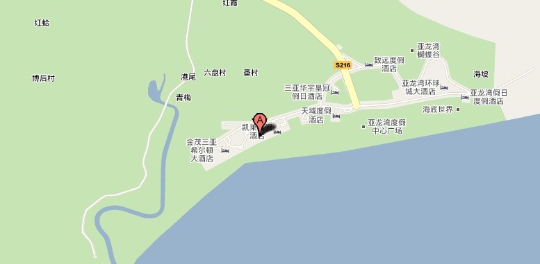  p>喜来登度假酒店(三亚喜来登度假酒店)拥有得天独厚的地理位置,位于