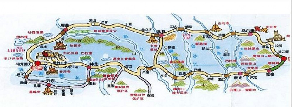  p data-id="gnco6lbsev">成都—拉萨公路,简称 b>川藏线 /b>,俗称 b>