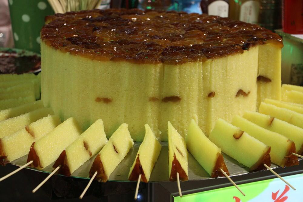  p>夫妻糕是一种越南的传统点心,其表面是绿色的. /p>