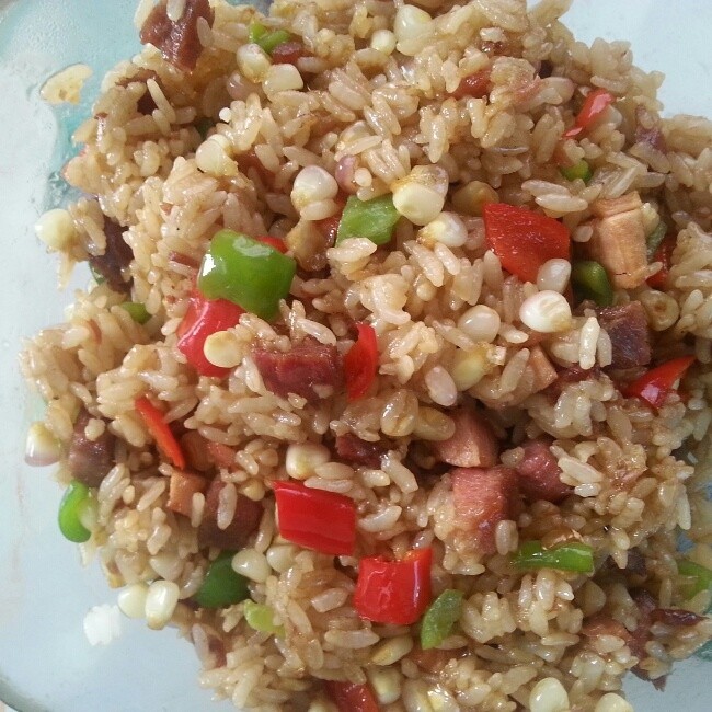 四方猪肉干炒饭