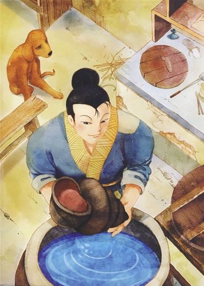 我最喜欢的经典传统故事精绘本:田螺姑娘