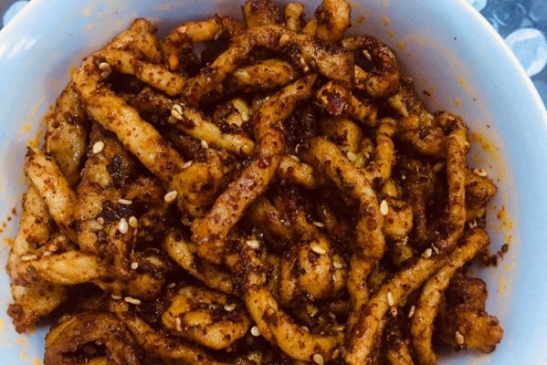 早餐——孜然肉丝