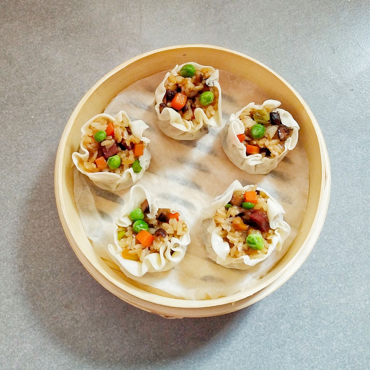 荷兰豆烧麦