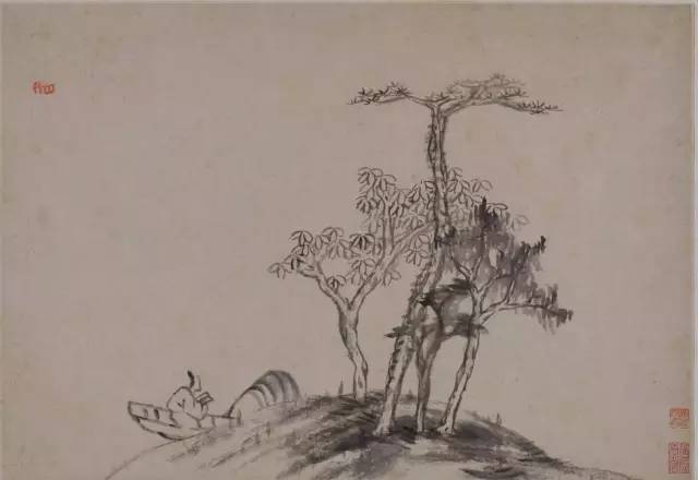 四僧画集／ 瀬江（弘仁）、髡残、石濤、 八大山人　　　中国書籍　国内入手困難品 清初四画僧：弘仁髡残八大山人石涛-世界名人书画网