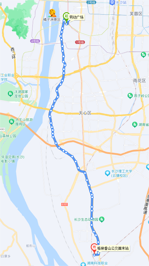 cfuitg0kcs">长沙公交134路运营于中国湖南省长沙市天心区,为市区线路