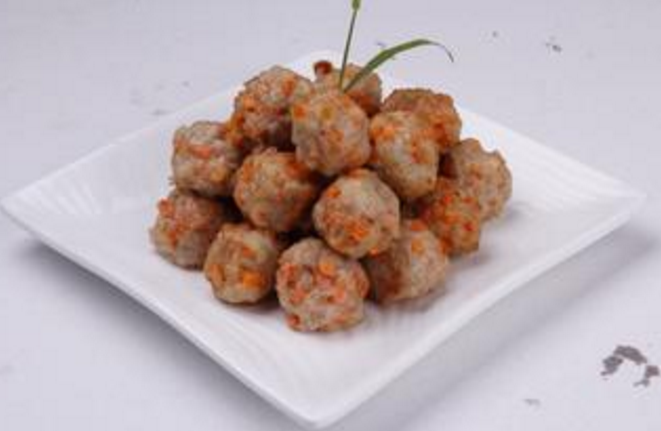胡萝卜鸡肉丸子