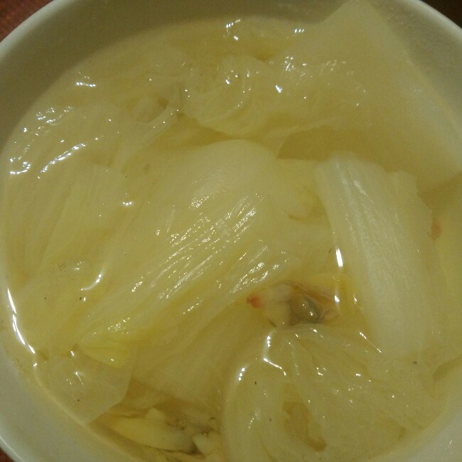 白菜萝卜蛤蜊汤