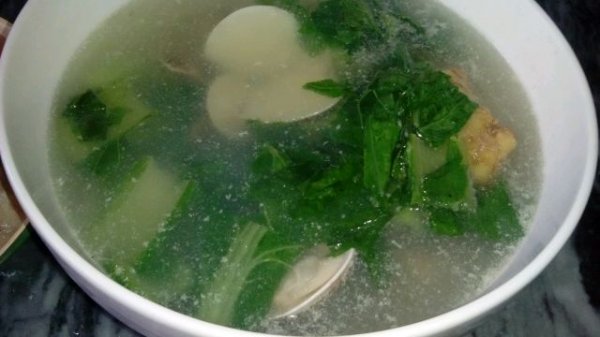 海螺芥菜汤