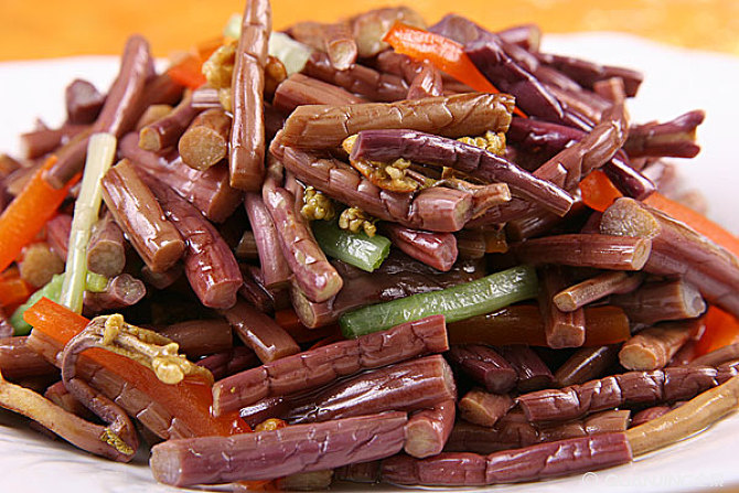 香辣蕨菜炒肉