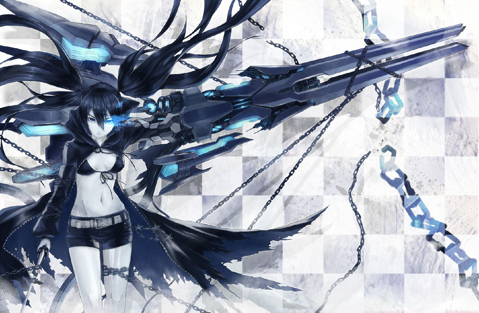  p>黑岩射手(black★rock shooter,ブラック★ロックシューター),简称