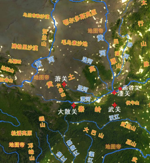 关中地区为啥叫关中？这四关一渡是关键，其中一个还与杨过有关_百科TA说