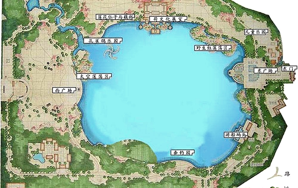  p>莲花池,古称 a data-lemmaid="4668821">西湖 /a>,太湖, a data