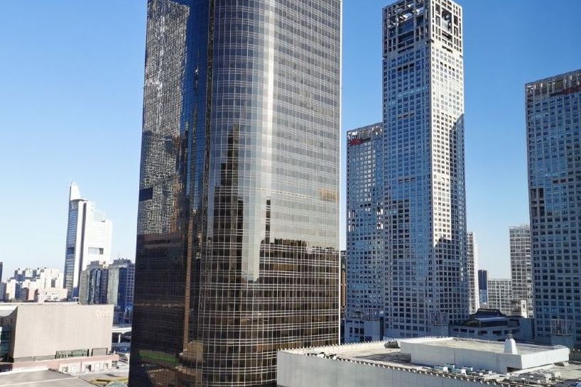  p>中海广场写字楼位于北京市朝阳cbd,总建筑面积11900,总占地面积