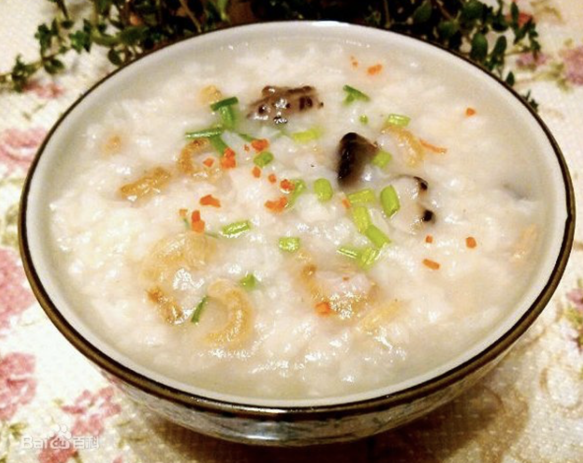 虾米香菇粥