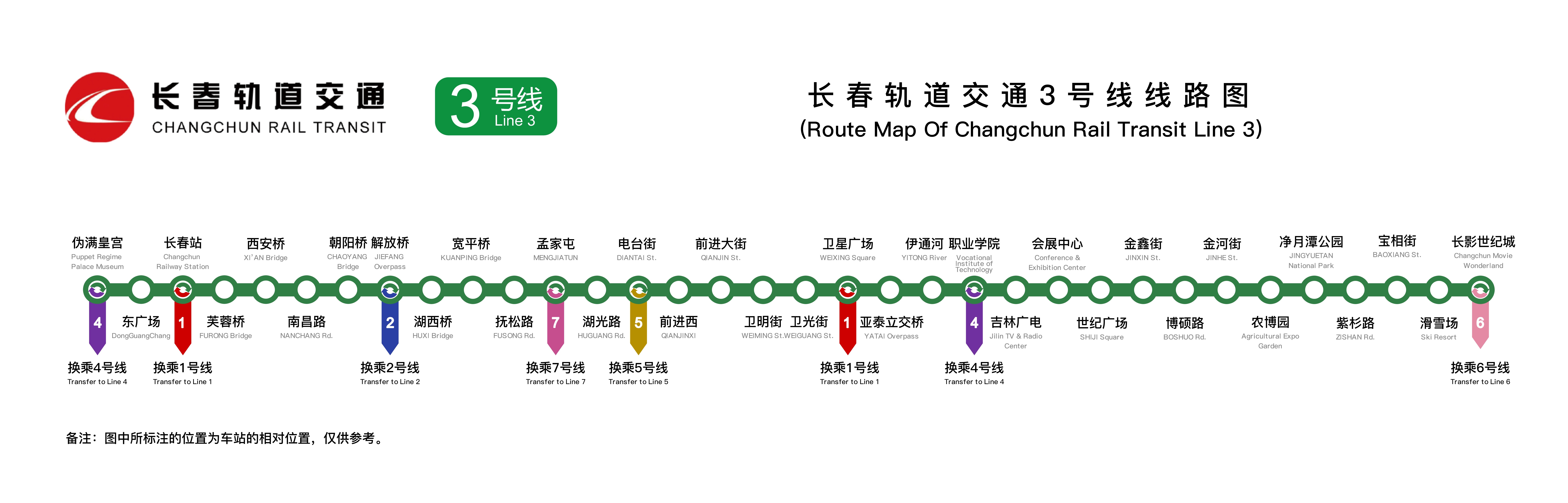 line 3),又称长春轻轨3号线,是长春市首条开通运营的轨道交通线路