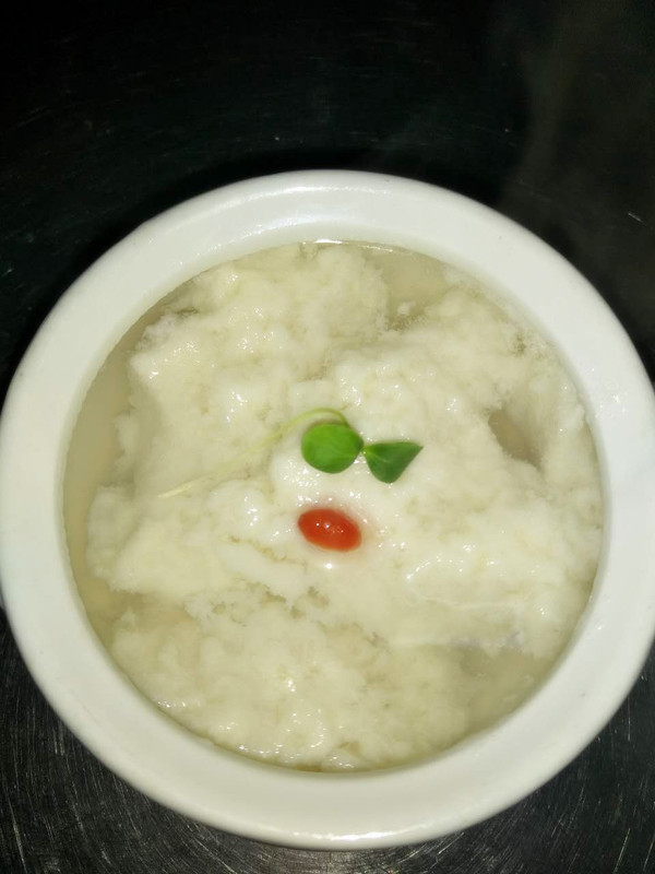 鸡茸豆花