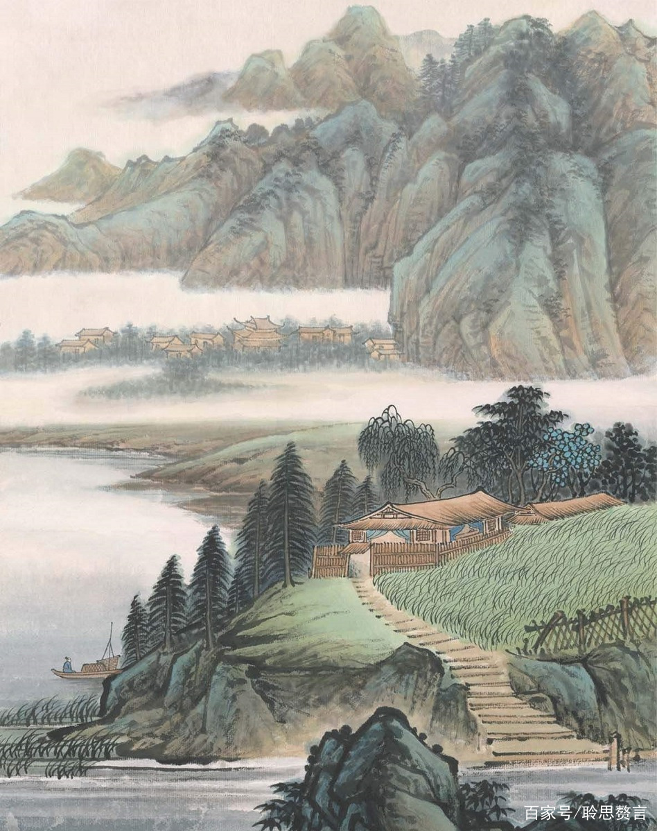 李白《山中问答》诗，有此碧山可栖，我也愿入之不返_百科TA说