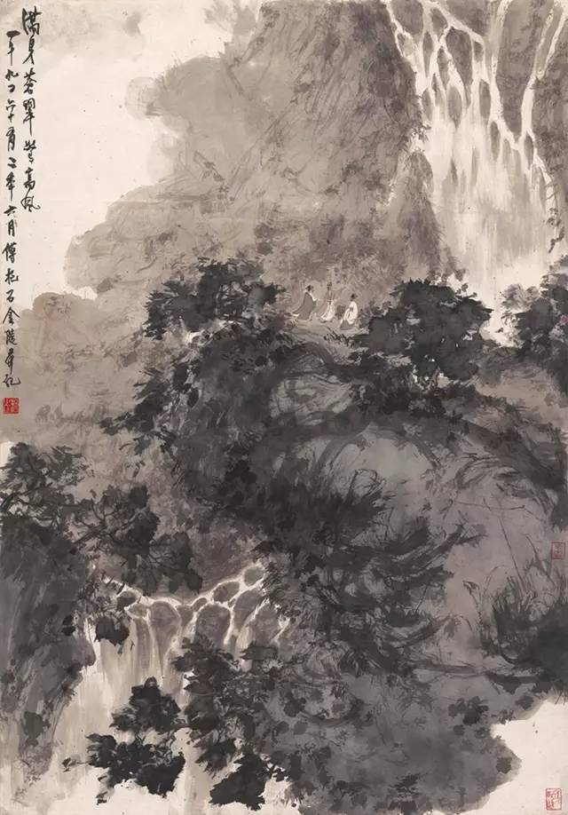 傅抱石：我是这样完成一幅画的！_百科TA说