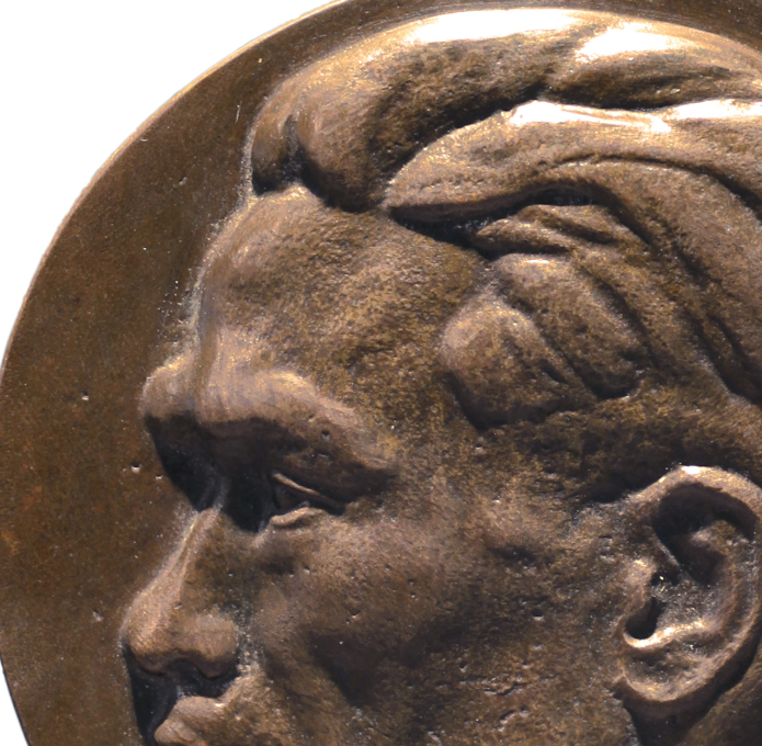  p>浮雕肖像《马舫舟》是1952年张祖武先生在中国人民解放军第二