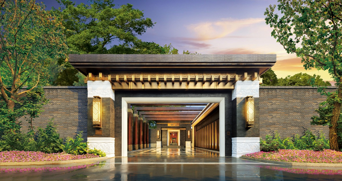 运河岸上的院子