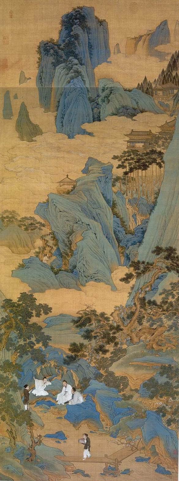 桃源仙境图（明代仇英创作绘画）_百度百科