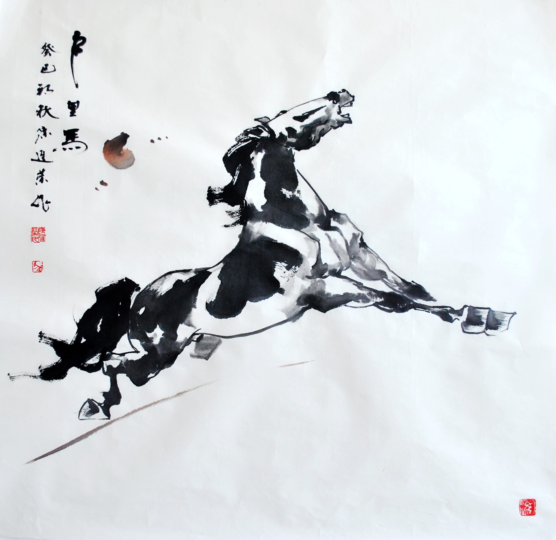  p>陈进荣,字紫晨,中国当代画马名家,中国西部画院特聘画师,九州书画