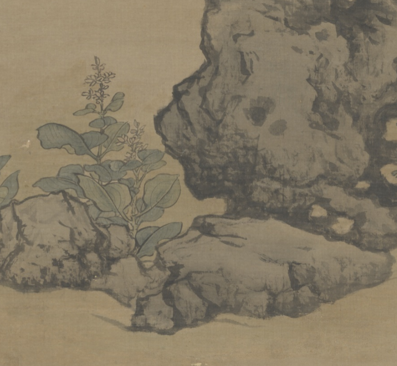 陈洪绶升庵簪花图