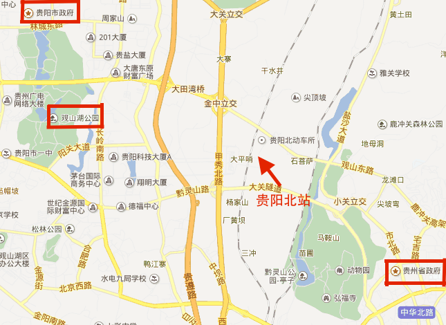  p>贵阳北站(guiyangbei railway station),位于中国贵州省 a target=
