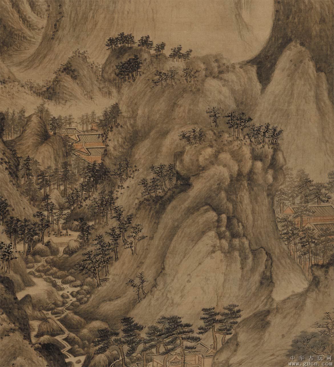 清王鉴夏山高隐图