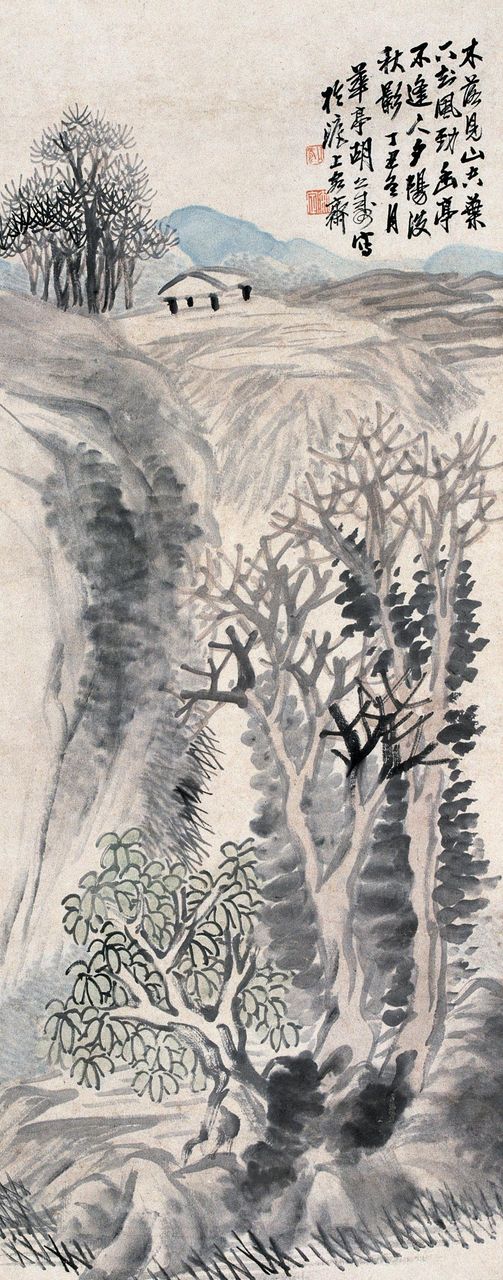  p>胡公寿(1823年—1886年),初名远,号瘦鹤,小樵,别号横云山民,华亭