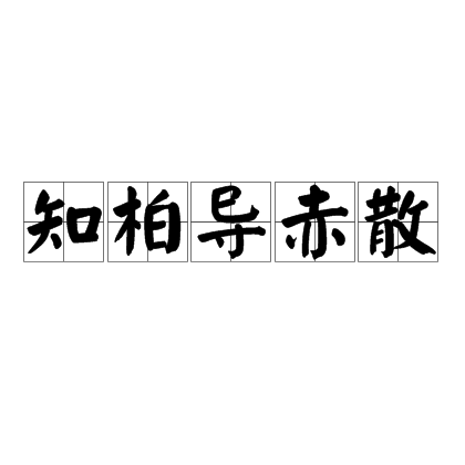 知柏导赤散