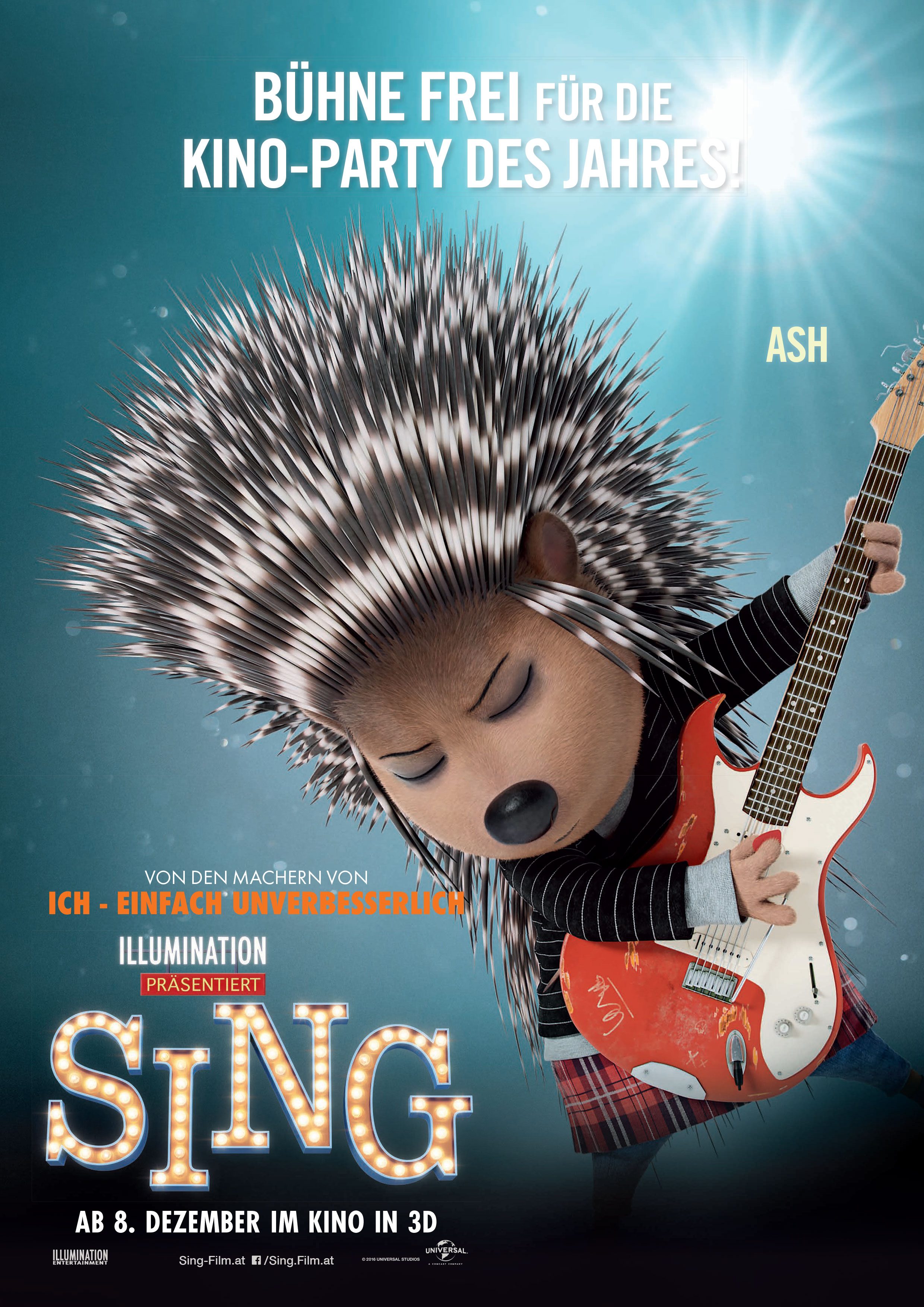  p>《欢乐好声音》是由美国 环球影业,照明娱乐公司联合出品的动画