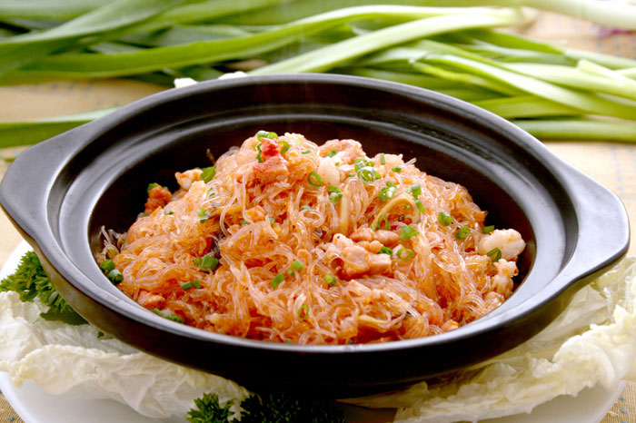 虾仁粉丝煲