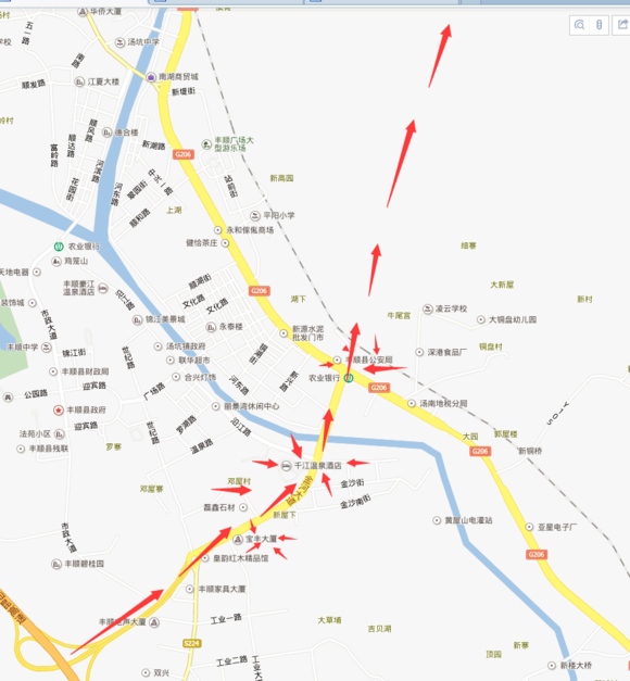  p>项目简介:s224线丰顺县城改线段(金贵大道)工程,西起丰顺县公安局