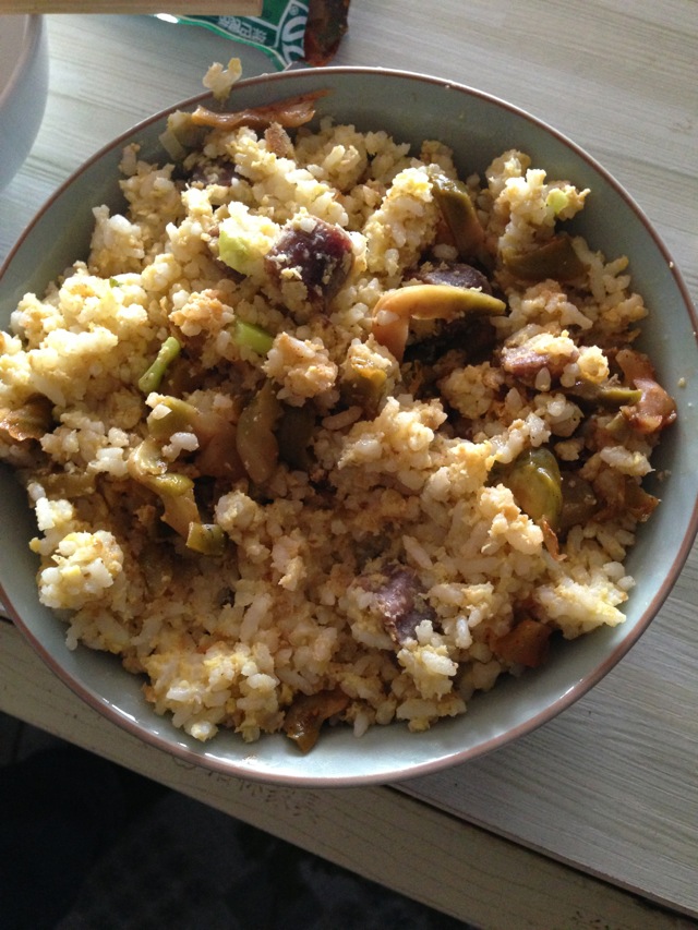 干肠炒饭