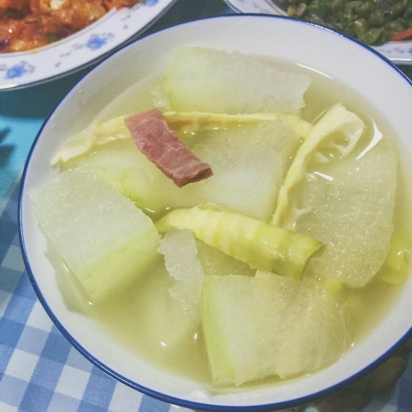 开洋扁尖笋冬瓜汤