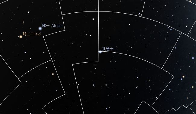  p>孔雀十一, a target="_blank" href="/item/孔雀座/1278631" data