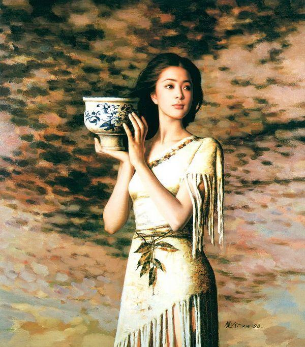 最善于画美女的艺术家——谢楚余人体油画欣赏_百科TA说