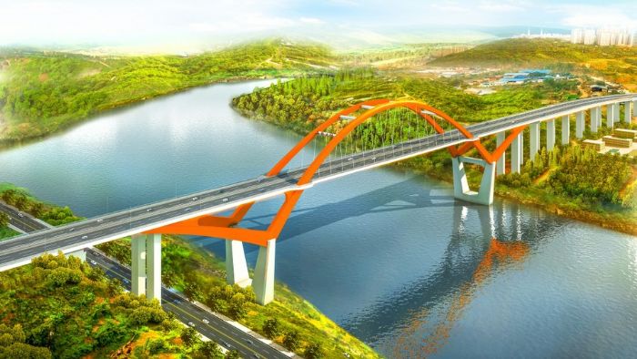 no14rufa">东升大桥是重庆市潼南区城市规划的横跨涪江的重要跨江大桥