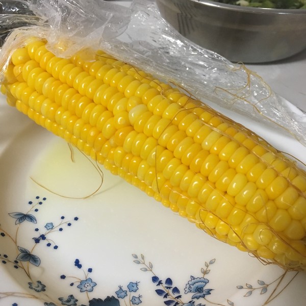 微波炉蒸玉米